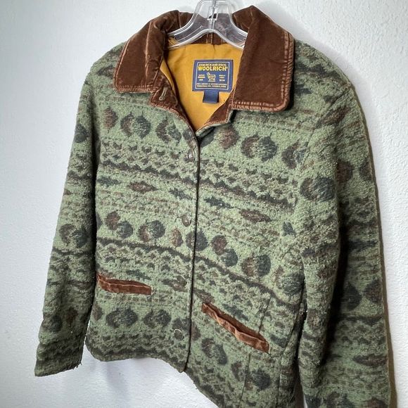 Woolrich Coat Velvet Collar - Picture 6 of 9